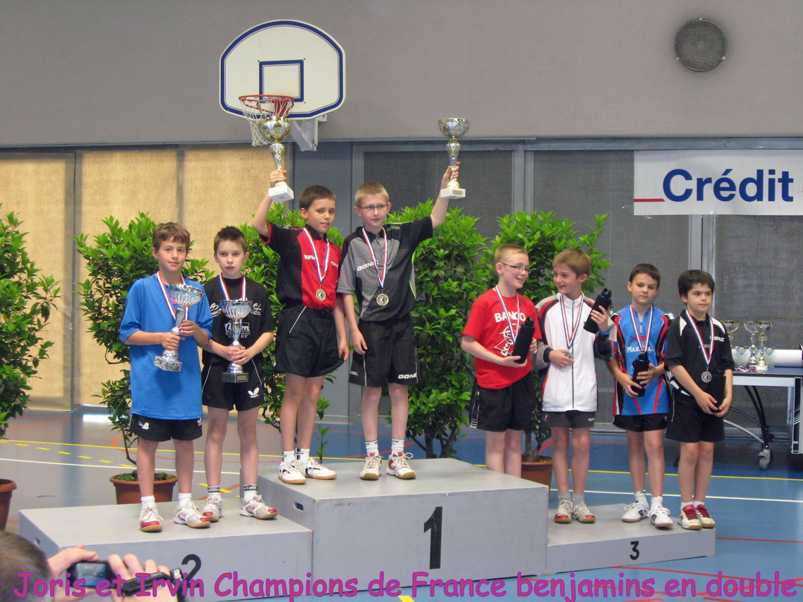 lec champions de france en double